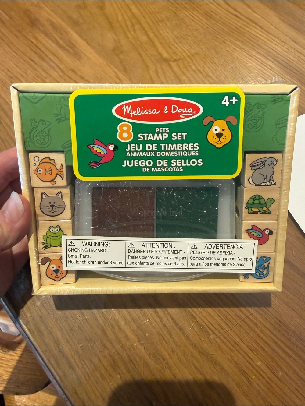 Melissa & Doug Pets Stamp Set - Green, Brown